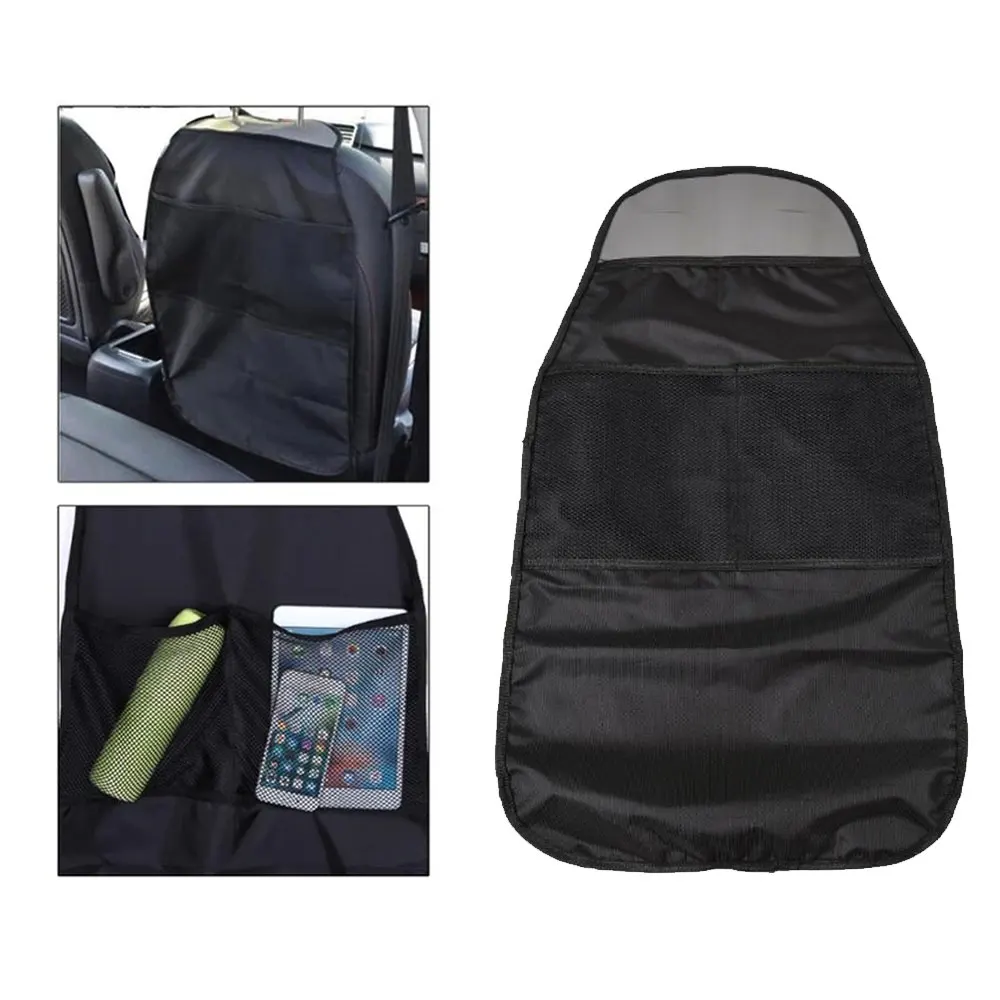 Housse de protection de siège de voiture pour enfants, Anti-boue, Anti-saleté, tapis de protection de siège de voiture, sacs de rangement de voiture