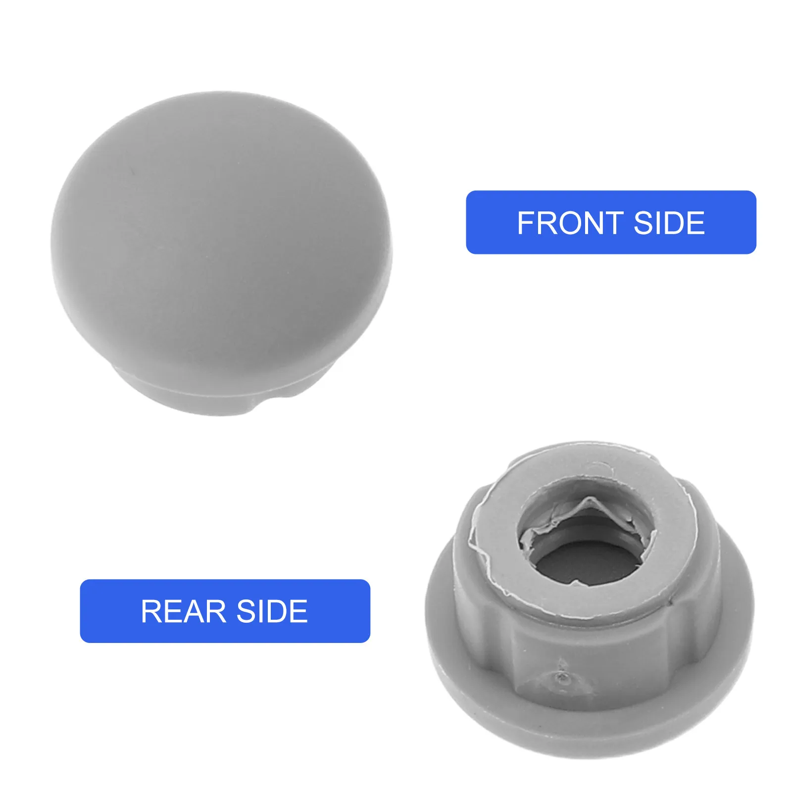 4Pcs Toilet Buffer Pads Silicone Bumpers Noise Reducer Anti Slip Quiet Close Seat Spacer Replacement for Round Oval Lids