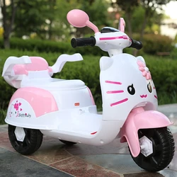 Cute motorcycle car children electric motorcycle with light music/Baby battery motorcycle