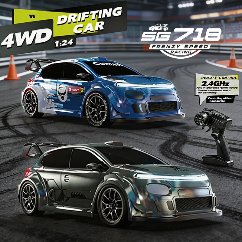 Rc Drift Car 1 24 Scale 4Wd - 2026 NUOVO SG718 Auto RC da
