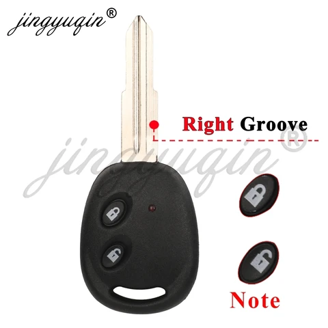 Корпус Выкидного Ключа Jingyuqin С 2 Кнопками Для Chevrolet Spark, Beat, Sail, Aveo, Kalos, Barina, Epica