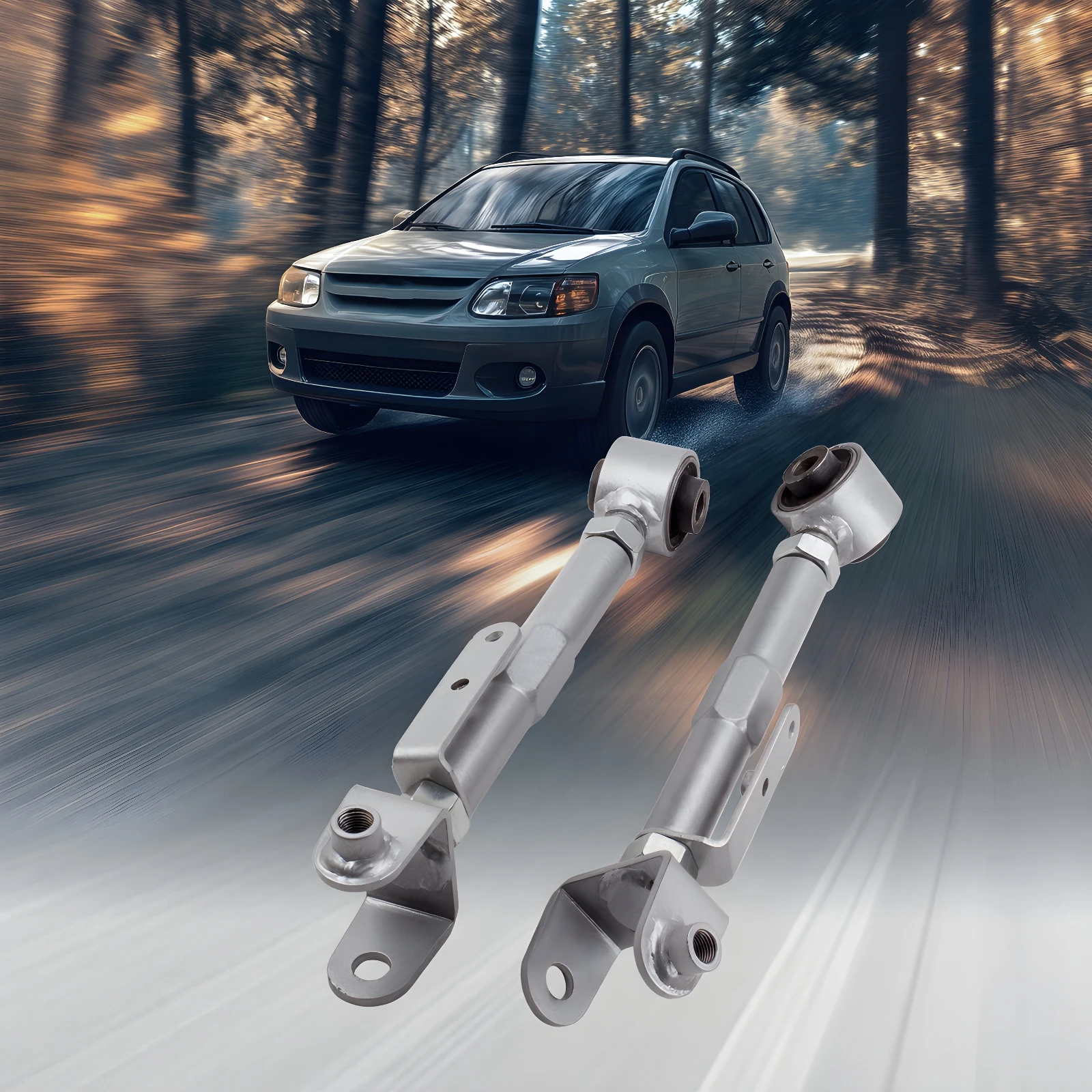 Par de Brazos de Control de Camber Ajustables Traseros Superiores para Honda CRV Element 2003-2011