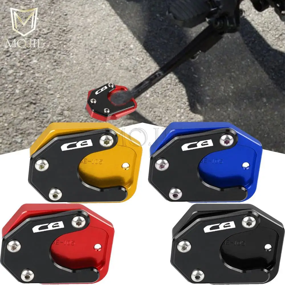 

Motorcycle Foot Side Stand Extension Plate Kickstand Foot Peg Enlarger For Honda CB600F HORNET 2007-2013 CB900F HORNET 2002-2007