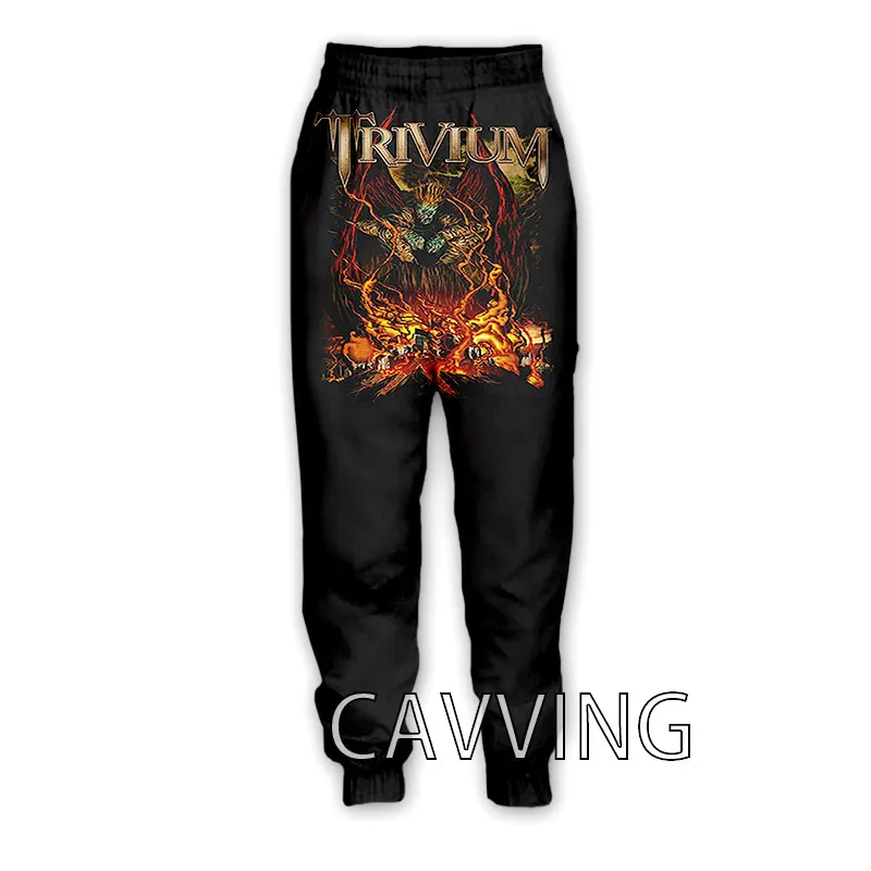 

CAVVING 3D Printed Trivium Band Casual Pants Sports Sweatpants Straight Pants Sweatpants Jogging Pants Trousers H02