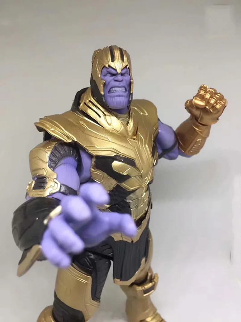 Marvel Shfiguarts Thanos Figure Avengers Infinity War Bjd 18cmaction Figures Collectable Model Toy Birthday Gift