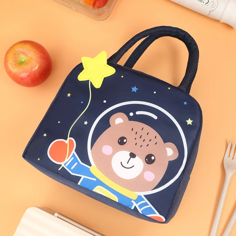 Sac isotherme portable Kawaii pour réfrigérateur, boîte à lunch isotherme, fourre-tout pour aliments, petit sac isotherme, poudres, école, femmes,