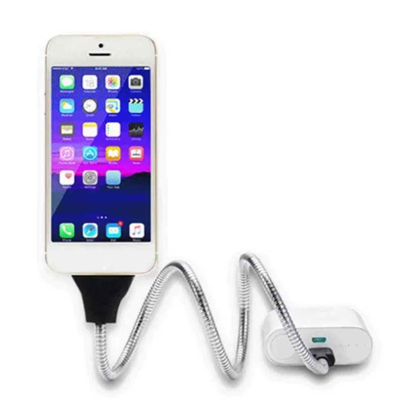 

1 Pcs Flexible Phone Holder Lazy Bracket Stand-up Phone USB Charging Cable GDeals