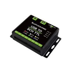 산업용 USB to 8CH TTL 컨버터, USB to UART, 다중 보호 회로, 다중 시스템 지지대, USB to TTL 어댑터