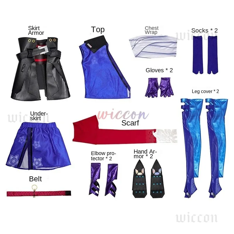 

Rivals Psylocke Cosplay Fantasia Women Costume Fantastic Four Luna Snow Disguise Jumpsuit Roleplay Outfits Halloween Clothes VC3