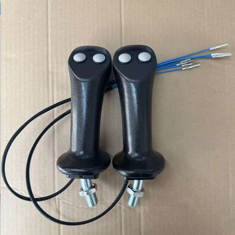 Excavator Joystick Handle Glue Handle Assembly  for Sany 16/Rexroth models dual button