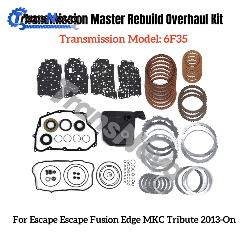 6F35 Automobiles Transmission Master Rebuild Overhaul Kit Fits For Escape Escape Fusion Edge MKC Tribute 2013-On Car Parts