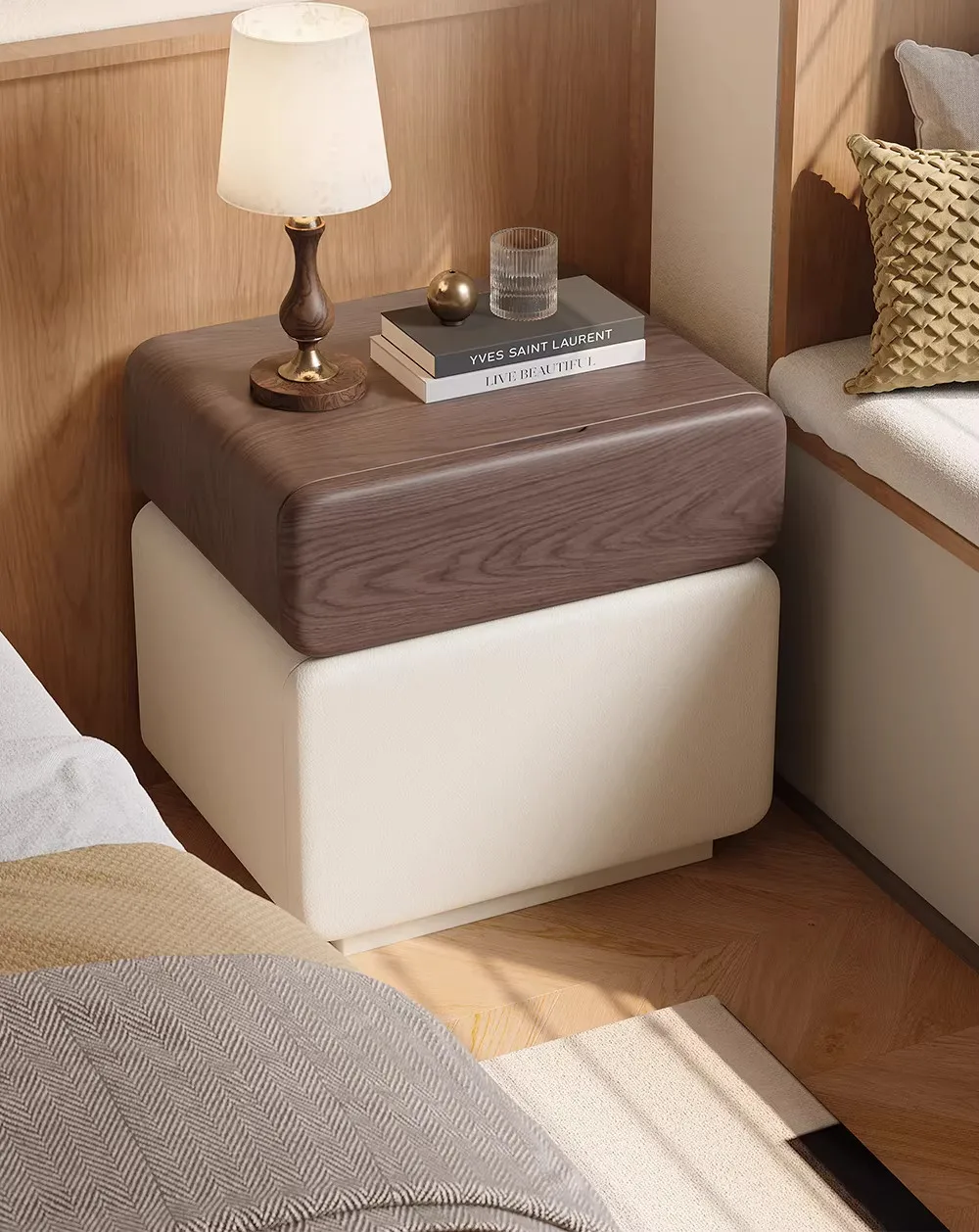 Simple bedside table for household bedroom bedside table New high-end storage cabinet