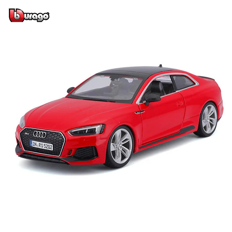 Bburago 1:24 Audi RS 5 Coupe alloy racing alloy luxury car die casting pullback car static car model toy collection gift