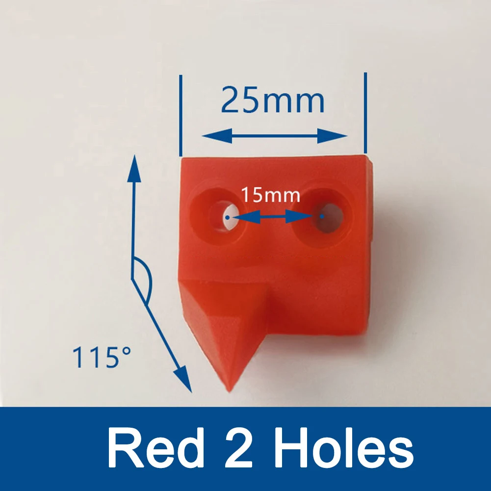Magnifier For Saw Edge Banding Machine Woodworking No Fixing Screws Plastic Material Positioning Tool Red Color