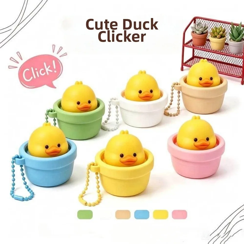 3D Printed Keycap Clicker Pendant Key Ring Button Press Fidget Clicker Keychain Funny Dog Keyboard Fidgets Keychain Gifts