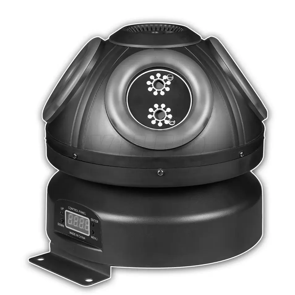 Dj Disco Party RGB Rotate 4 Head Laser Pattern Stage Lighting With Light Strip Strobe Party Club Xmas Beam Effecy Projector Lamp