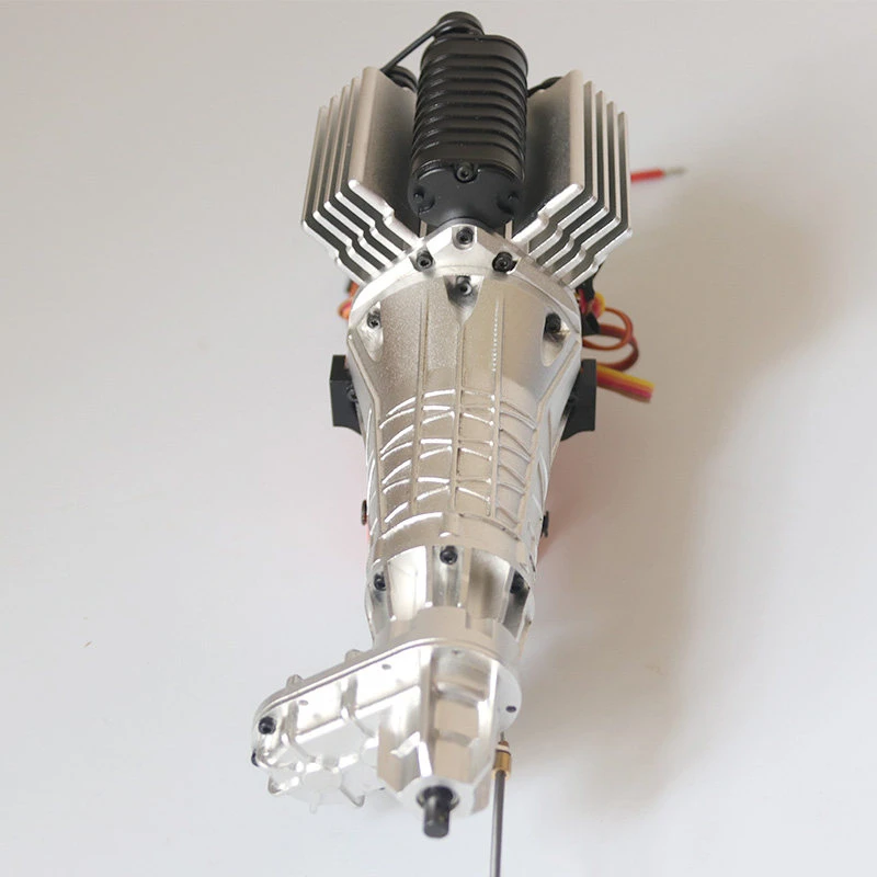JDM-138 simulated metal engine second-speed gearbox kit for 1:10 Rc car offroad climbing car pickup truck model toys cars parts