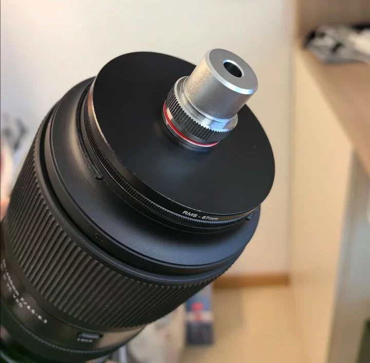 Adaptateurs de photographie macro microscopique pour objectif téléobjectif, filetage à vis RMS 20,2 mm, adaptateur de connexion d'objectif macro RMS-67 mm