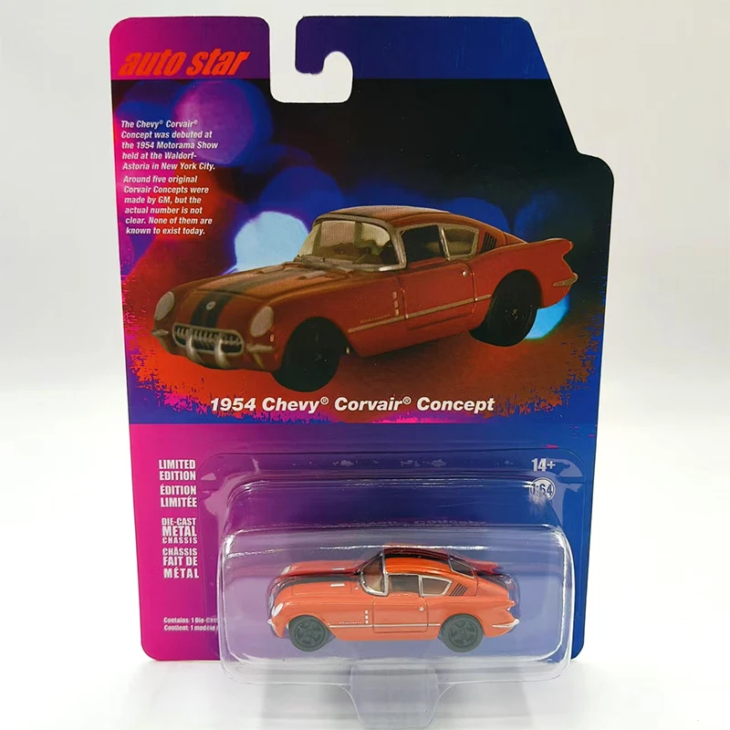 1:64 Scale 1954 Corvair Concept Simulation Alloy Car Model Collection Decoration Toy Gift Souvenir Static Display