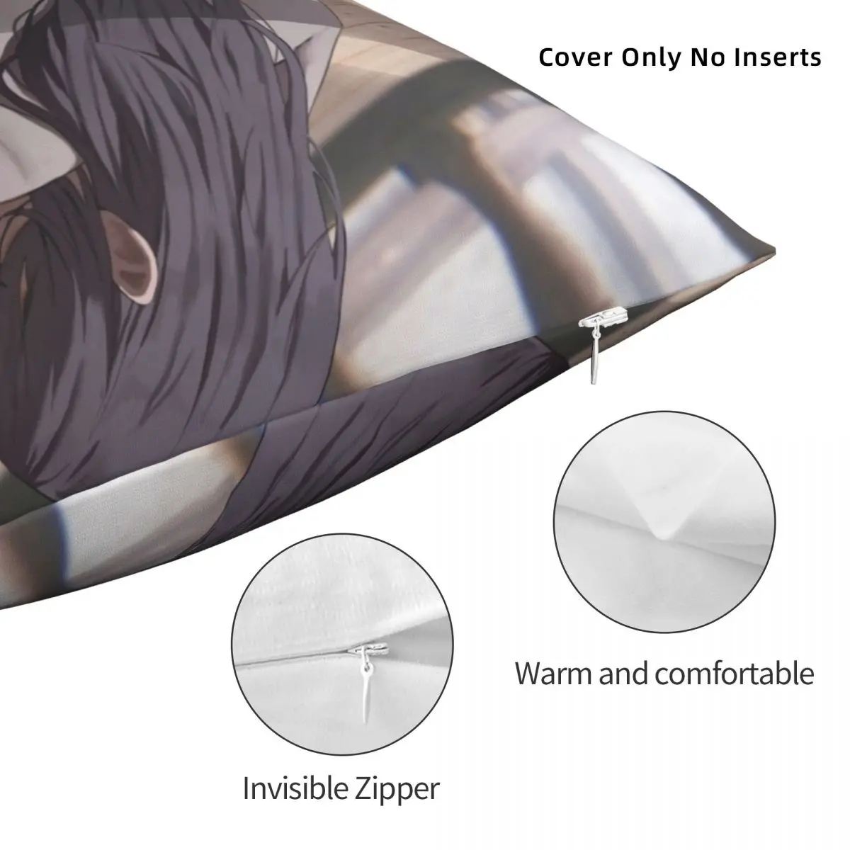 Sexy pieck dedo lewd quadrado fronha poliéster fronha capa de almofada de veludo zip conforto decorativo lance travesseiro para casa carro