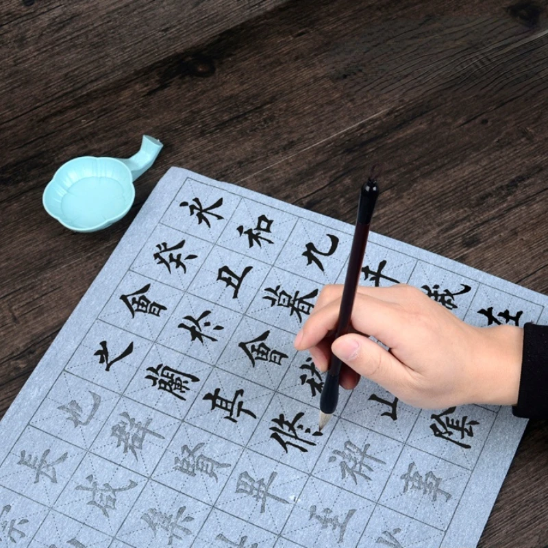 

Chinese Water Writing Cloth Brush Copybook Set Thicken Repeatedly Quick-drying Calligraphy Water Writing Cloth Caligrafia China