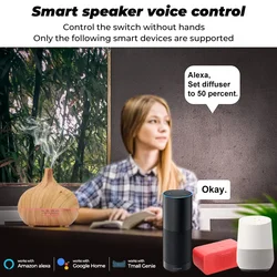 Tuya WiFi Smart Air Humidifier Essential Oil Diffuser Aromatherapy Ultrasonic Air Humidifiers Cool Mist Sprayer Humidificador