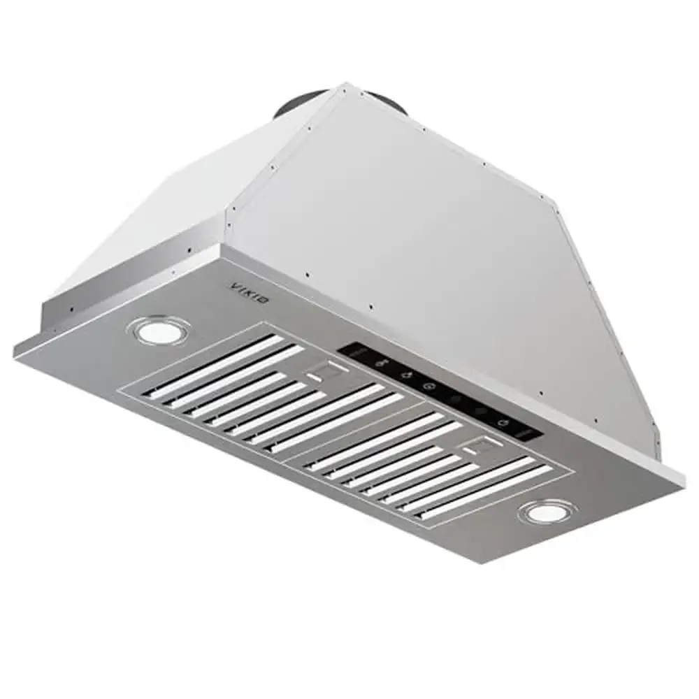 30 Inch 980 CFM Range Hood Insert Convertible Stainless Steel Kitchen Vent Hood with Gesture Control Quiet Operation Easy Clean