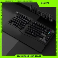 Feker Alice75 Wireless Mechanical Keyboard 83 Keys Hot Swap Gamer Keyboards Bluetooth Customized Gaming Keyboard Esports Gfits