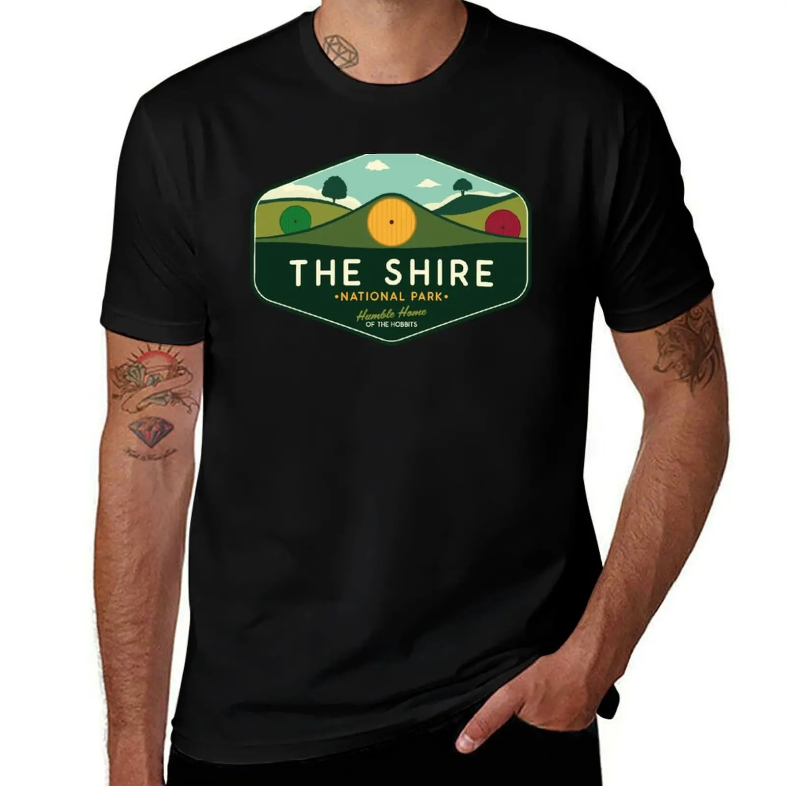 

The Shire National Park - Humble Home of the Hobbits! T-Shirt korean fashion animal prinfor boys Clothing compression shirt men