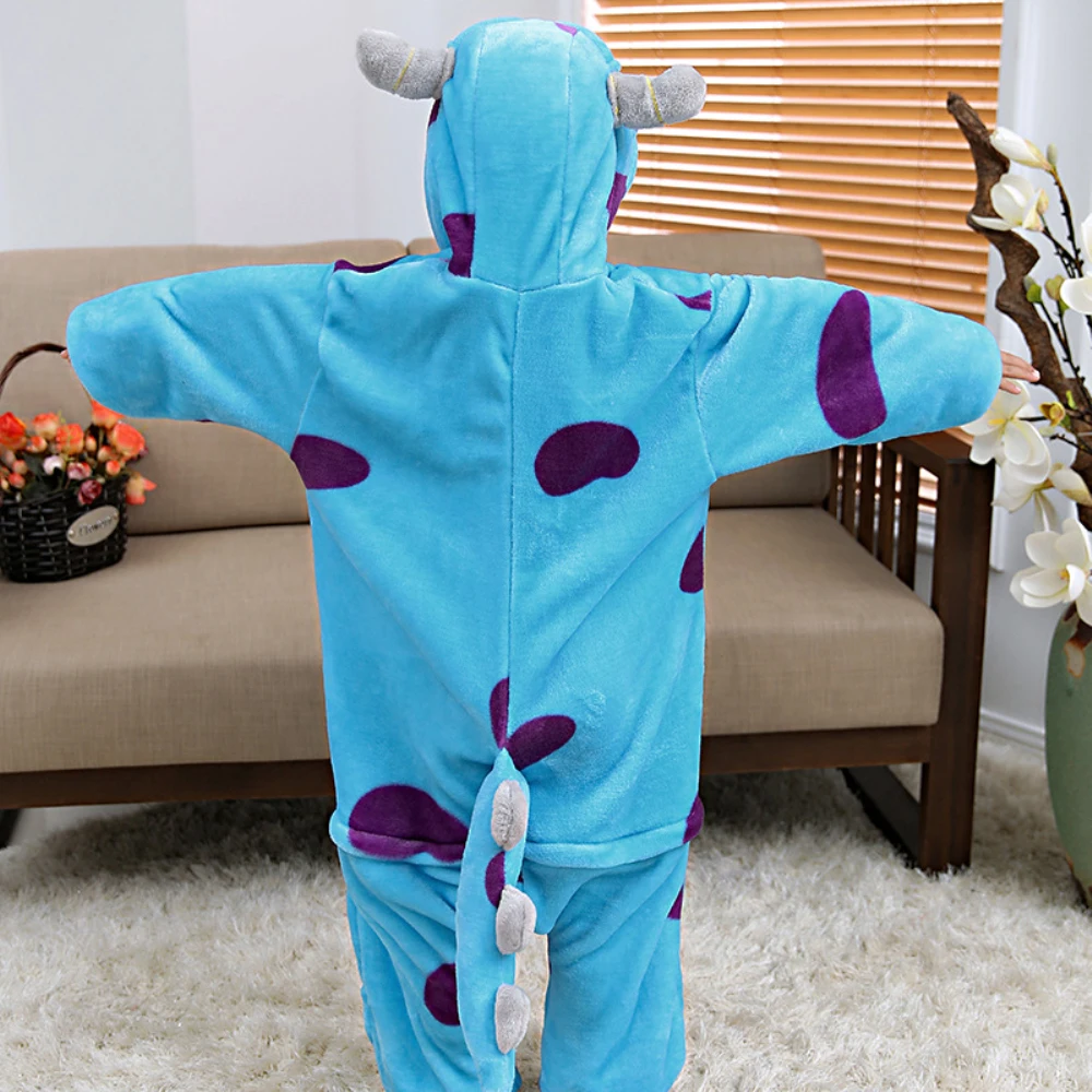 Mike Và Sullivan Quái Vật Kigurumi Jumpsuit Dành Cho Trẻ Em Kids Onesies Bộ Đồ Ngủ Trang Phục Hóa Trang Quần Áo Cho Halloween Carnival