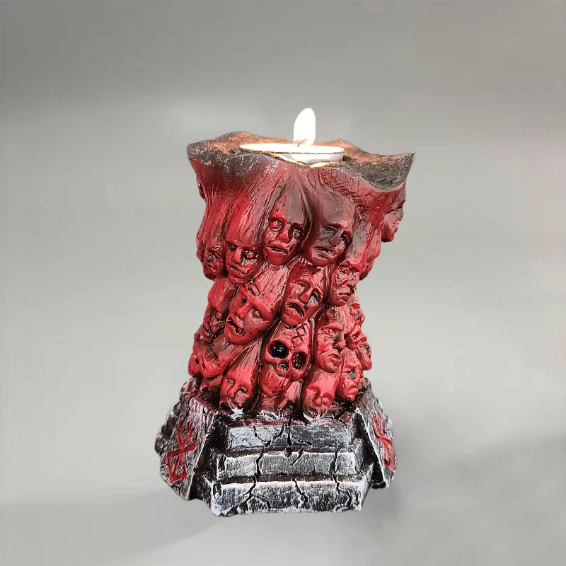 Resin Figure Statue  Action Anime Figurine Model Candlestick Halloween Decoration Toys