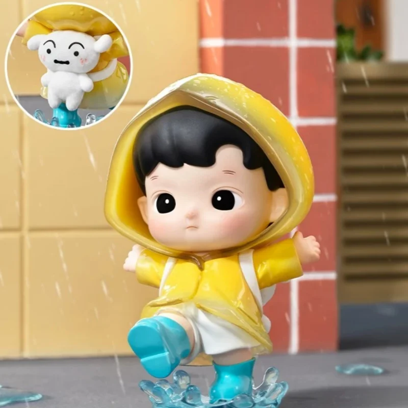 POPMART HACIPUPU CRAYON SHINCHAN One Day In Kasukabe Series Blind Box Toys Mystery Box Mistery Caixa Action Figure Surprise Cute