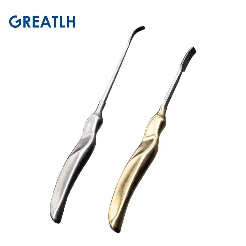 Stainless Steel Rib Cartilage Stripper Stripper Pulling Hook Rhinoplasty Surgery Instruments Left and Right Shovel Type