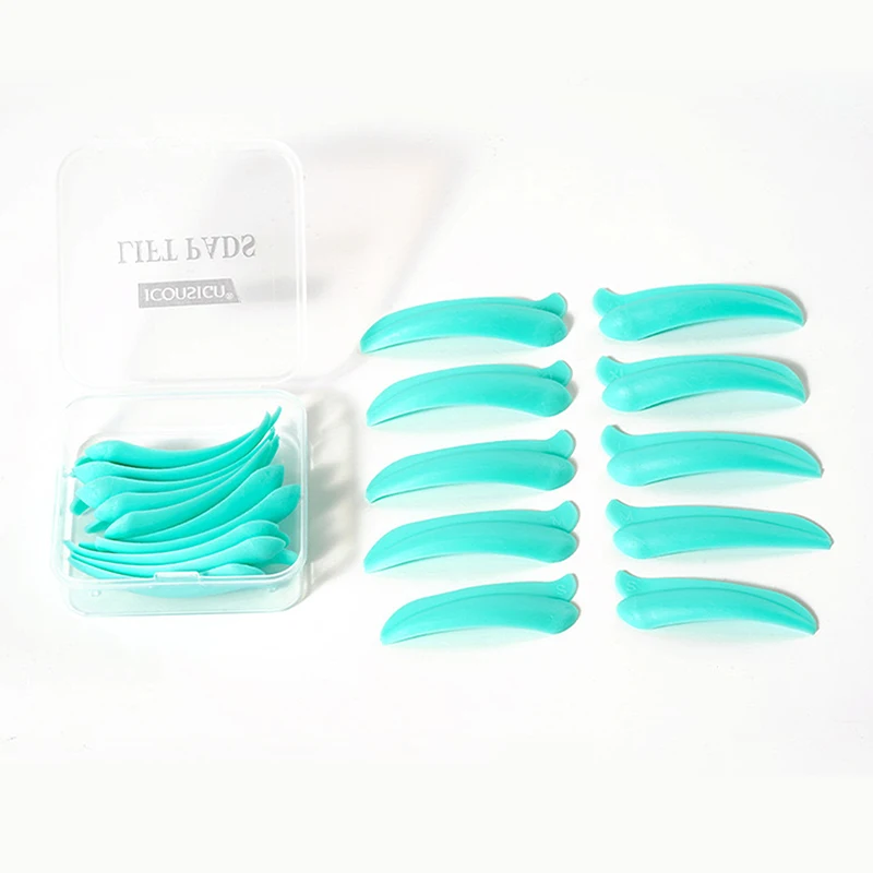 5Pairs/Box Free Glue Silicone Eyelash Perm Rod Sticky Lash Lift Pads 3D Eyelash Curler Makeup Accessories Makeup Tools