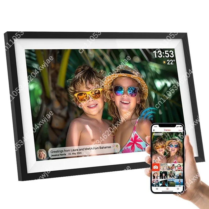 10.1 Inch Hd Touch Screen Wifi Digital Photo Frame  Cloud Smart Electronic Album Display