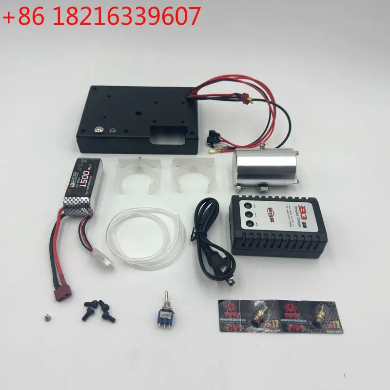 TAO FS L200AC Methanol Starter Electronic Starter Kit for TOYAN Twin Cylinder Engine Model Kit Silver/Black
