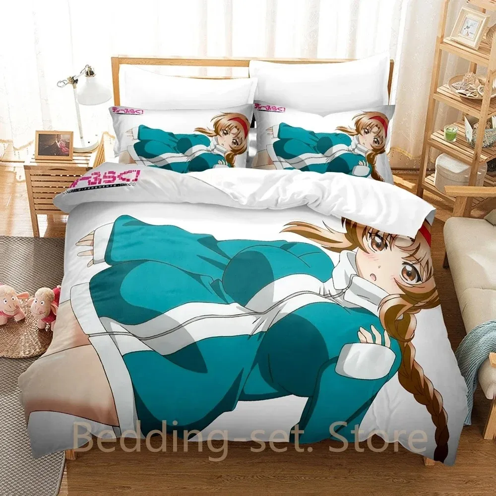 New 3D Print Anime Bed Sheet Set D-Frag Bedding Set Single Twin Full Queen King Size Bed Set Adult Kid Bedroom Duvet cover Sets