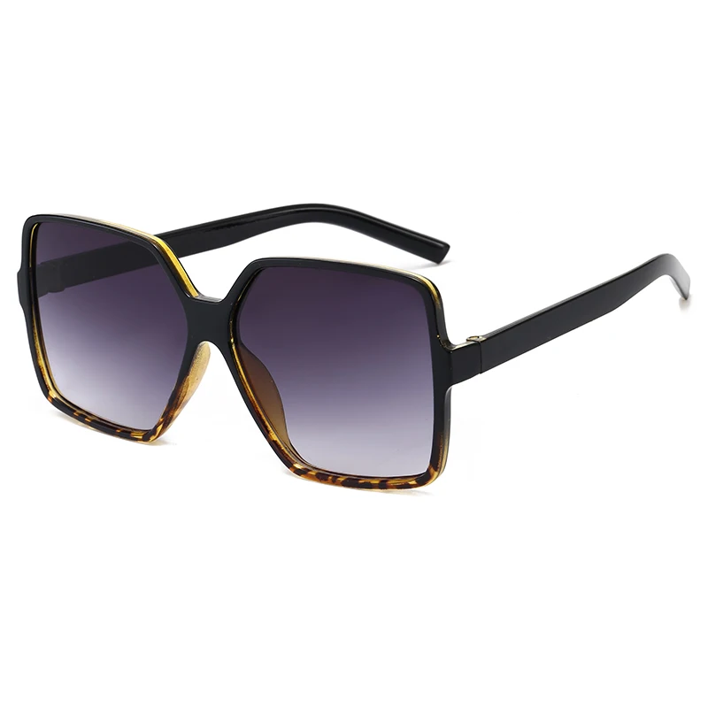 New Fashionable Oversized Square Sunglasses For Men And Women UV Resistant Glasses Retro Large Frame Sunglasses Retro Sunglasses