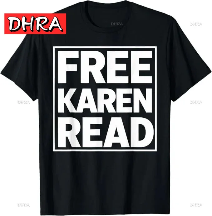 Официальные футболки Free Karen Read Supporter Free Karen Read Футболка Witty Cool Joyful Графическая футболка Крутая теплая мягкая винтажная футболка