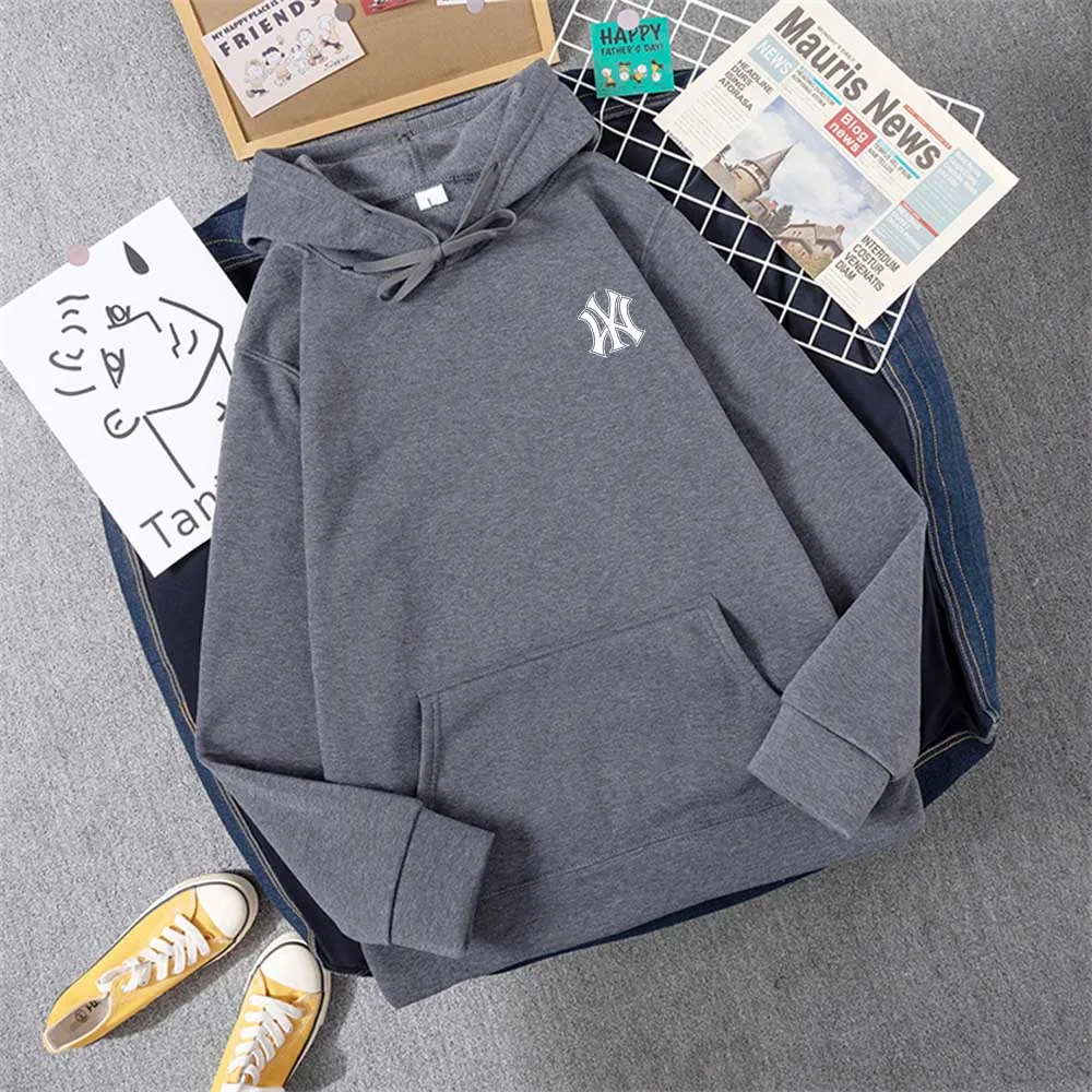 

Fashion Hoody Letter Printed Trend Brand Men's Hoodies Sweatshirts Plus Fleece Pullover Hip Hop Streetwear New Autumn Winter