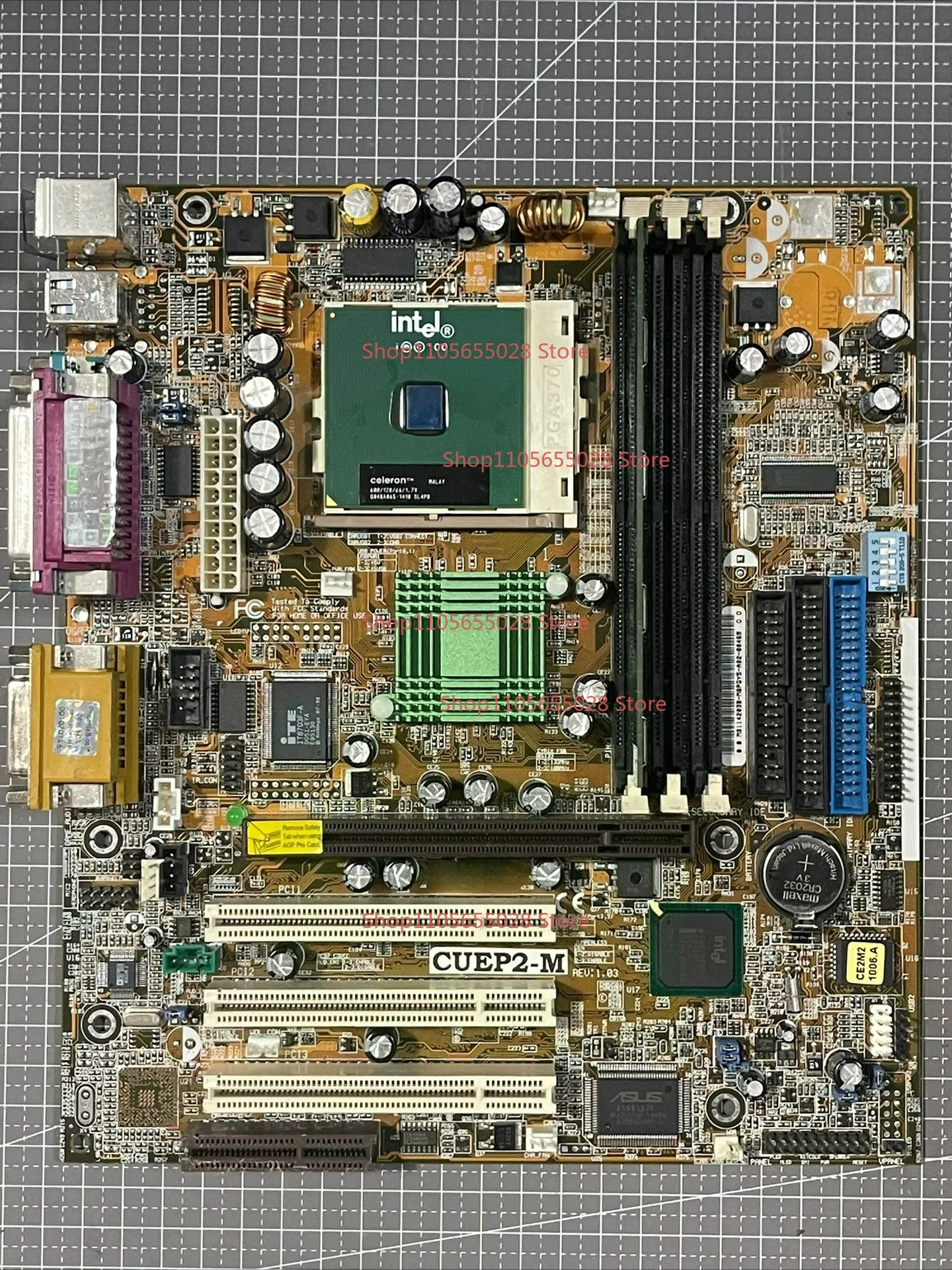 For ASUS CUEP2-M Antique Computer Main Board 815 Main Board Rev1.03 MATX Small Board