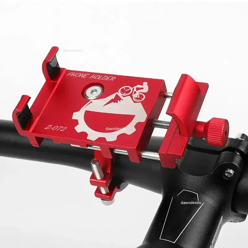 Bicycle Scooter Aluminum Alloy Mobile Phone Holder Mountain Bike Bracket Cell Phone Stand Cycling Accessories - náhled 4