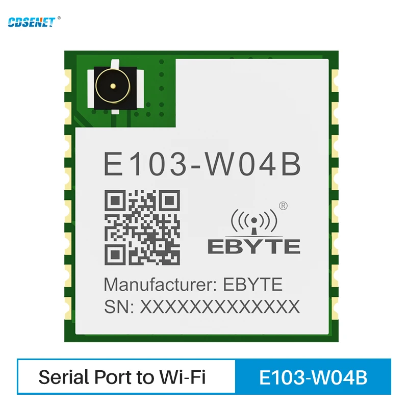 Serial Port To WIFI UART Module Modbus IoT Gateway CDSENET E103-W04B TCP UDP MQTT HTTP 20dbm Long Distance 90m DC 3.0-3.6V