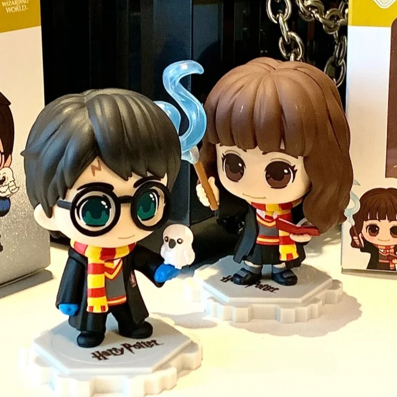 Hot Toys Harry Potter Cosbi Series Figurine Model Toy Hermione Ron Snape Kawaii Doll Model Birthday Gifts Anime Figure Xmas Toys