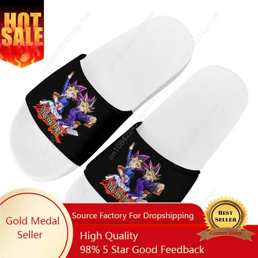 

Yu-Gi-Oh! Fashion Slippers Home Customized Water Shoes Men Women Teenagers Bathroom Beach Pool Sandals That Can Be Worn Outside