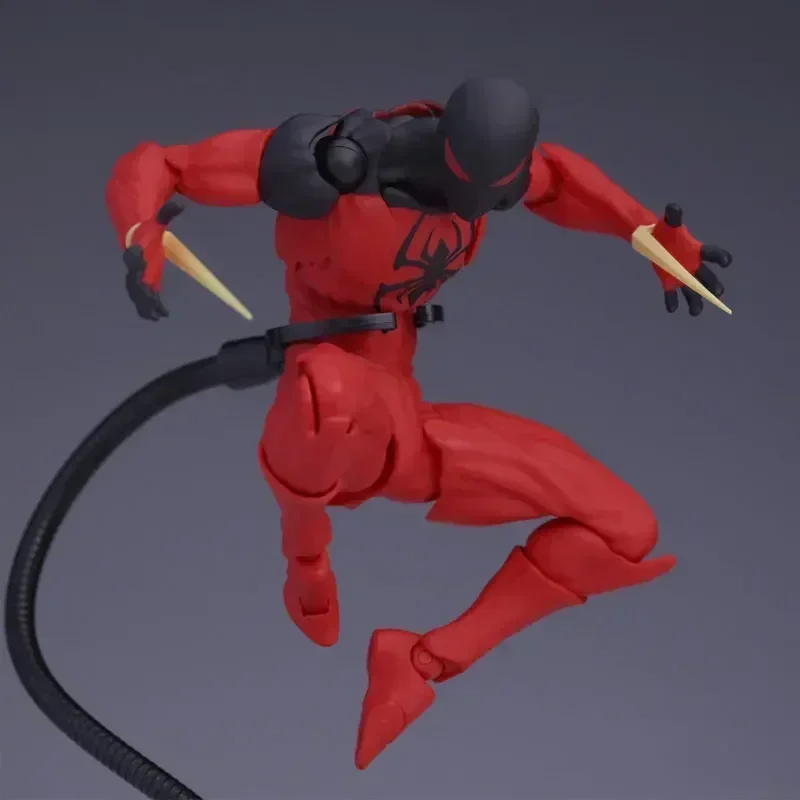In magazzino Nuovi giocattoli da disordine Il vicino nero simbiotico Spider-Man Black Venom Suit Action Figures congiunti Ornamenti Regalo per ragazzo