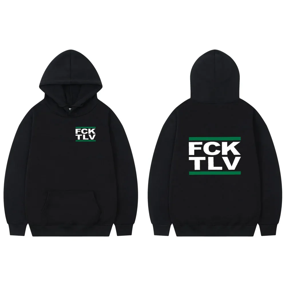 

Толстовки с 2D принтом FCK TLV, модные толстовки для мужчин и женщин, уличная одежда для мальчиков и девочек, осенняя детская одежда, топы, одежда
