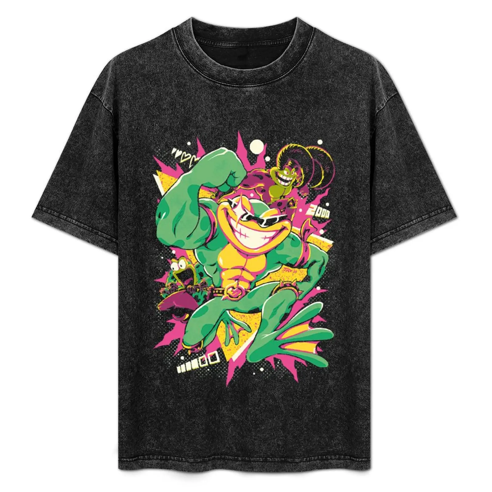 

BATTLETOADS RETRO T-Shirt Fitness Training Breathable Tee