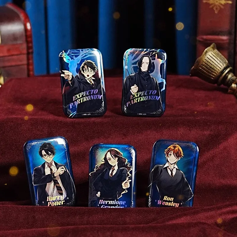 

Гарри Поттер, лицензированная серия Phantom, слепая коробка, эмалированный значок на булавке, коллекционная брошь Gacha, официальный товар, подарок