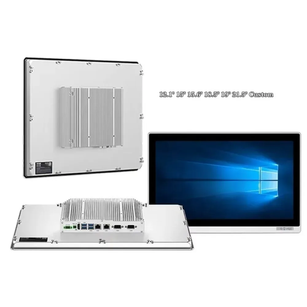 15.6-Inch EtherCAT P-CAP Touch Screen IP65 Embedded Linux OS HMI Model RJ45 LAN I3 Spot, Industrial Fanless Tablet